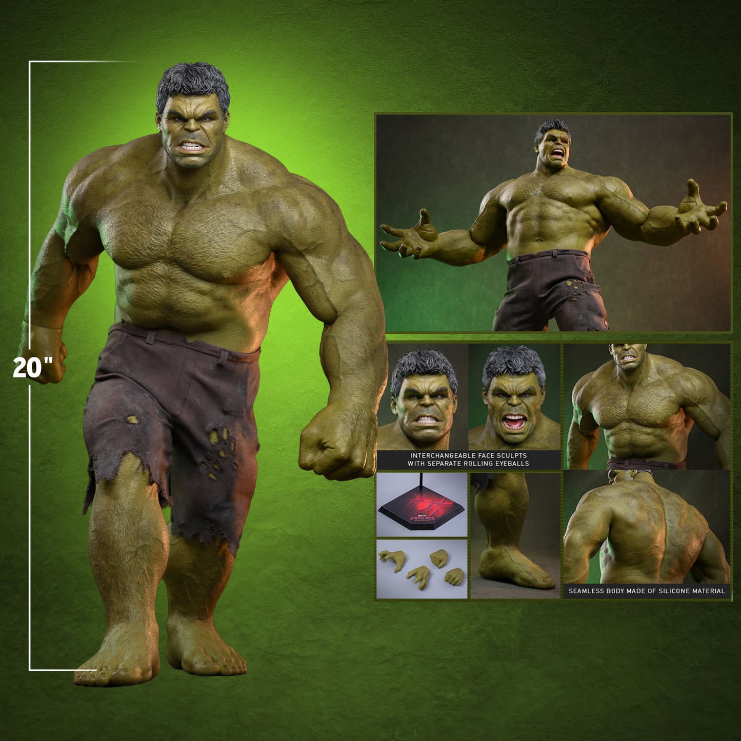 Hot Toys 1/6 Hulk "Spider-Man: Brand New Day" | Hot Toys 1/6 Scale