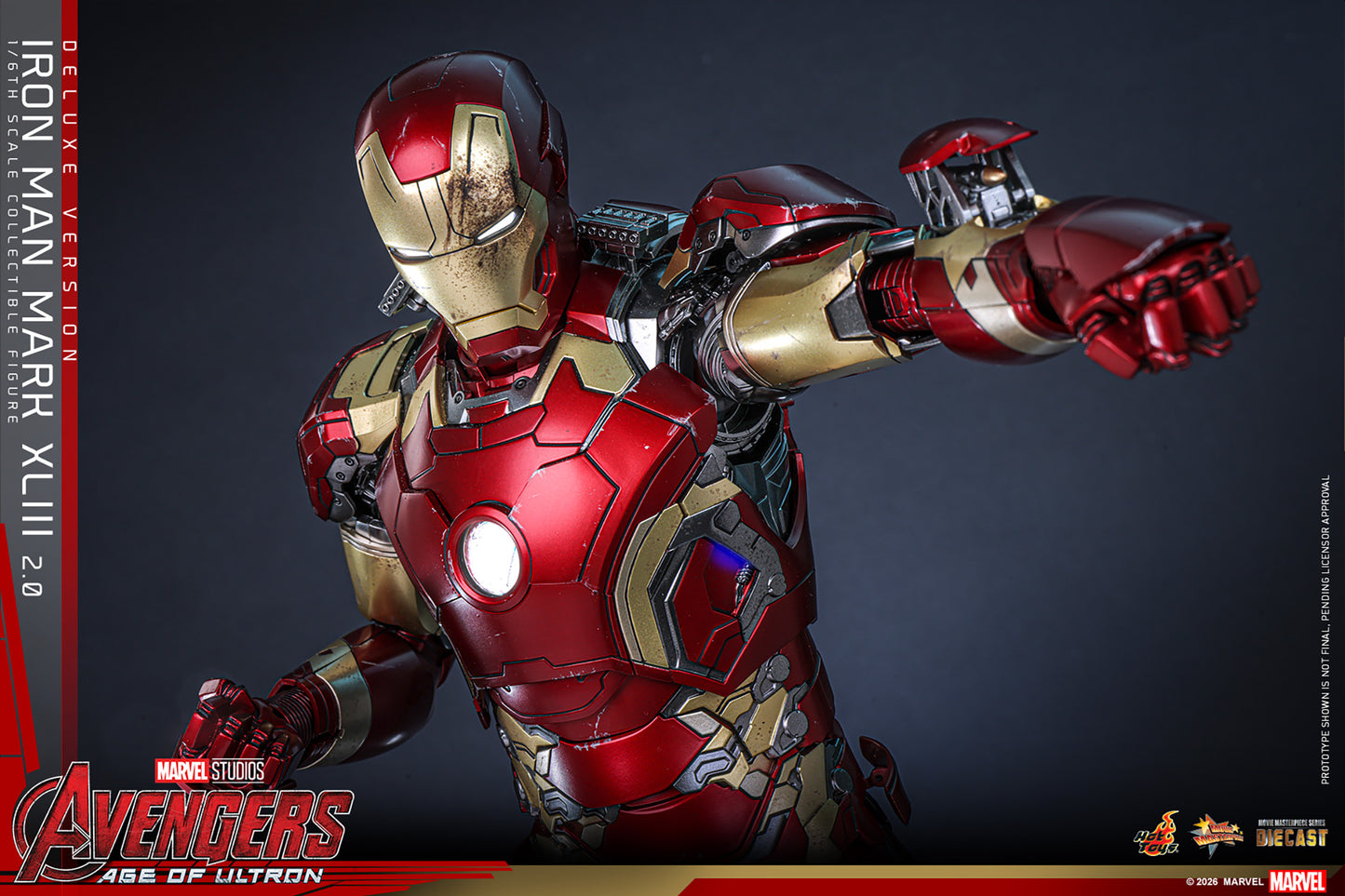 Hot Toys 1/6 Iron Man Mark XLIII (2.0) (Deluxe Version) "Avenger" | Hot Toys 1/6 Scale