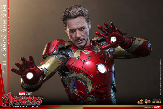 Hot Toys 1/6 Iron Man Mark XLIII (2.0) (Deluxe Version) "Avenger" | Hot Toys 1/6 Scale