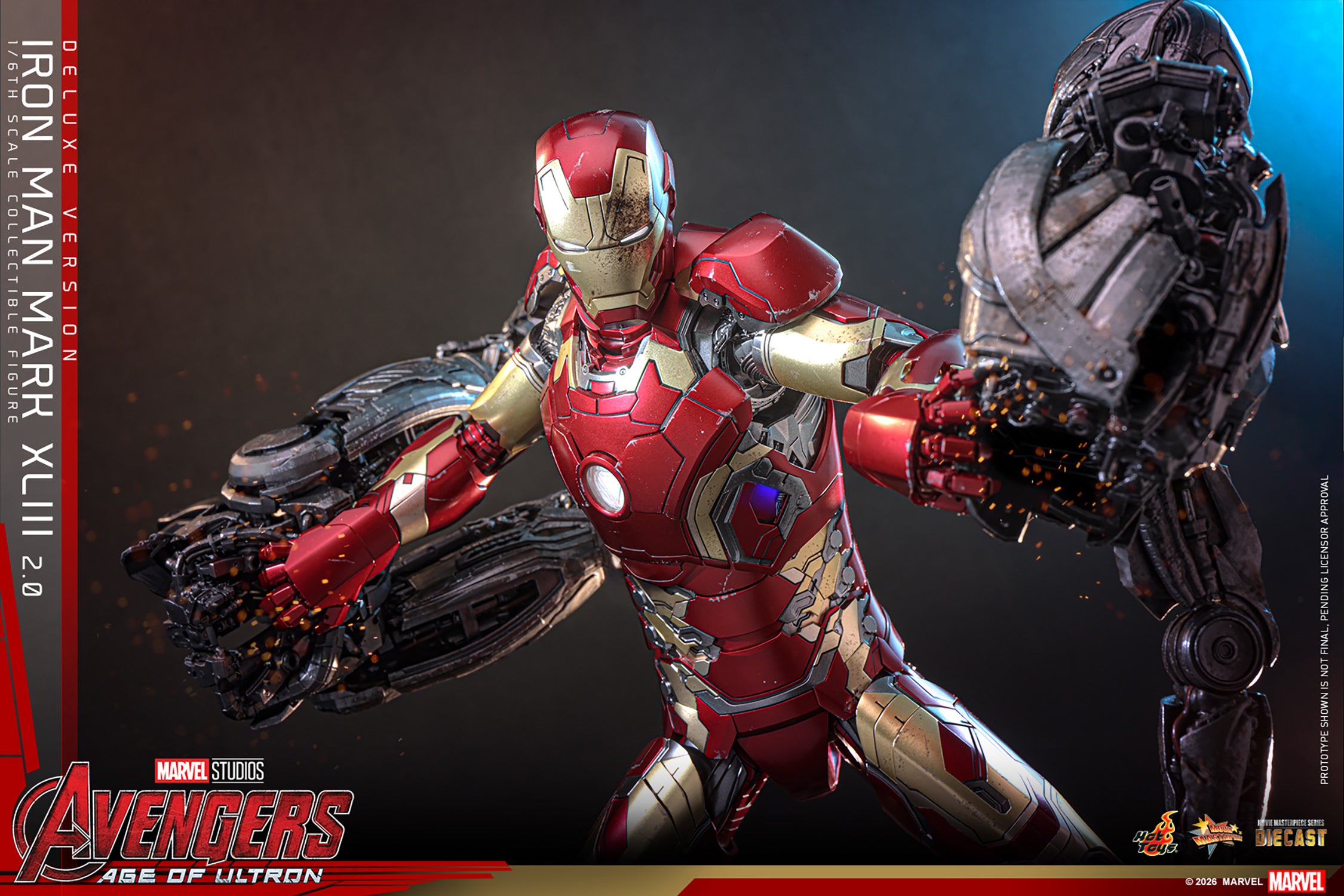 Hot Toys Iron Man Mark XLIII 1/6フィギュア Iron Man Mark XLIII (2.0) Sixth Scale Figure by Hot Toys