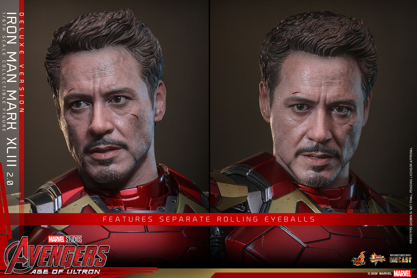 Hot Toys 1/6 Iron Man Mark XLIII (2.0) (Deluxe Version) "Avenger" | Hot Toys 1/6 Scale