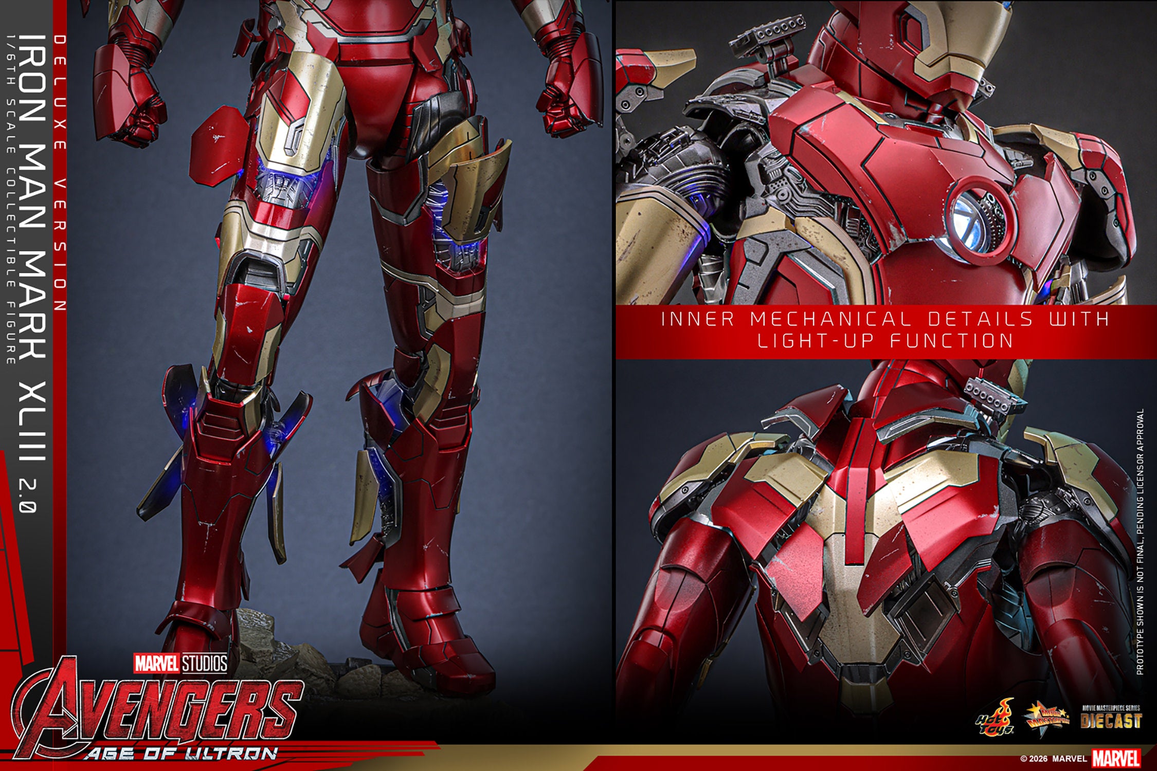 Hot Toys 1/6 Iron Man Mark XLIII (2.0) (Deluxe Version) 