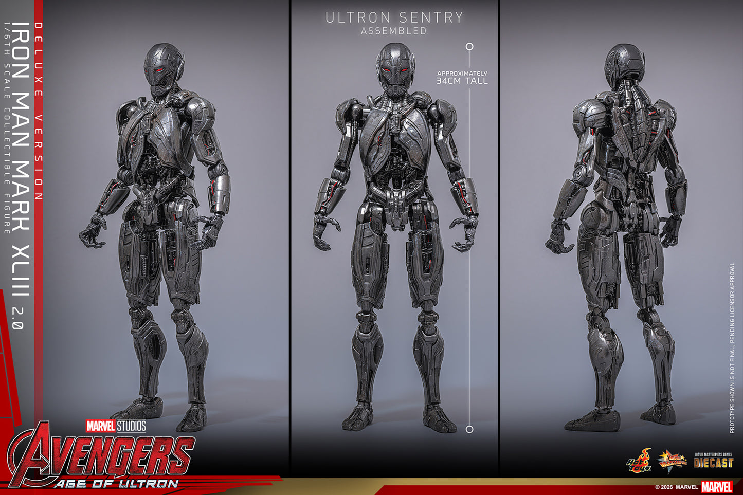 Hot Toys 1/6 Iron Man Mark XLIII (2.0) (Deluxe Version) "Avenger" | Hot Toys 1/6 Scale