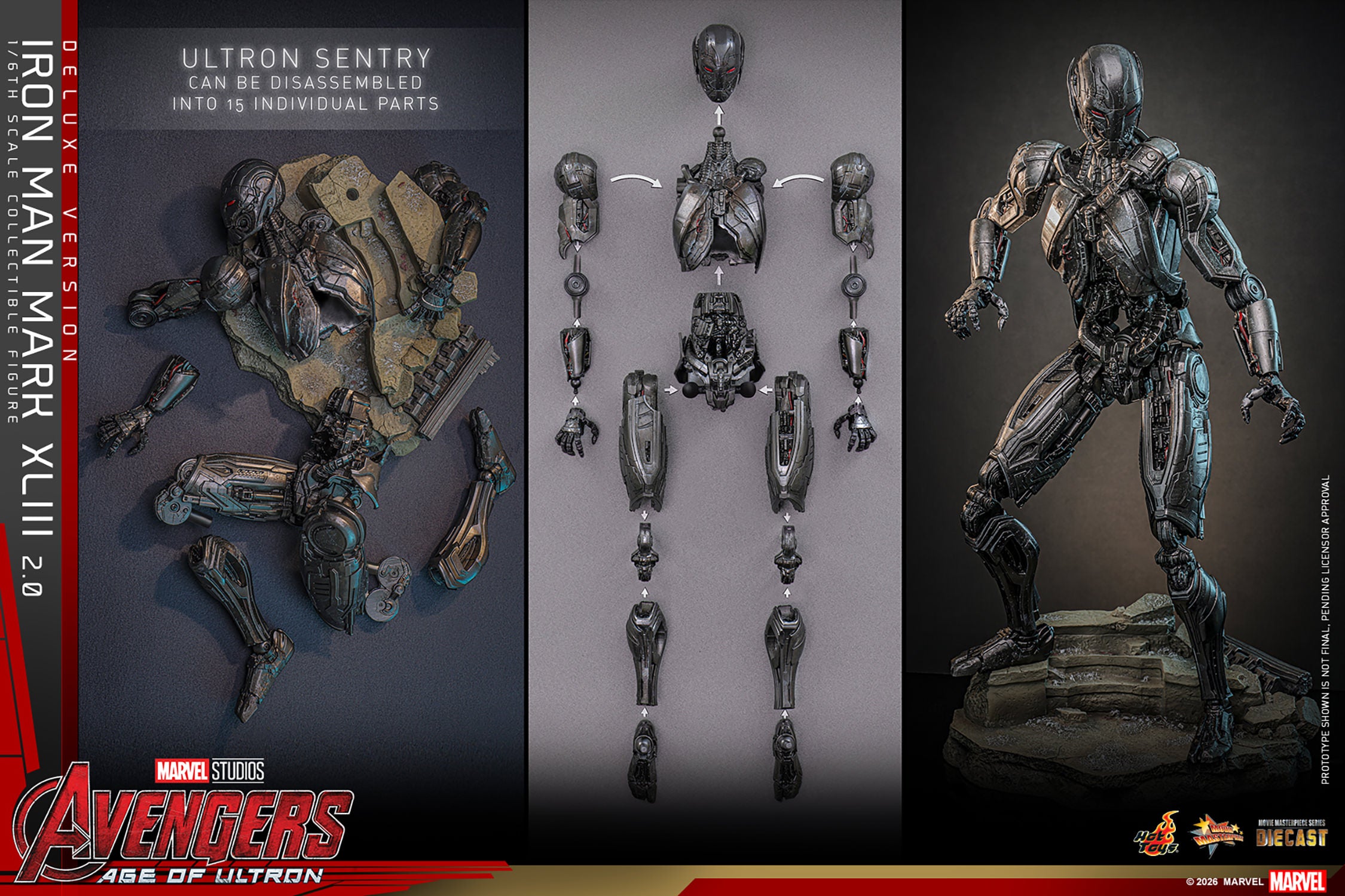 Hot Toys 1/6 Iron Man Mark XLIII (2.0) (Deluxe Version) 