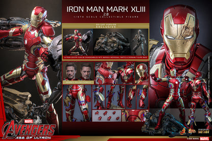 Hot Toys 1/6 Iron Man Mark XLIII (2.0) (Deluxe Version) "Avenger" | Hot Toys 1/6 Scale