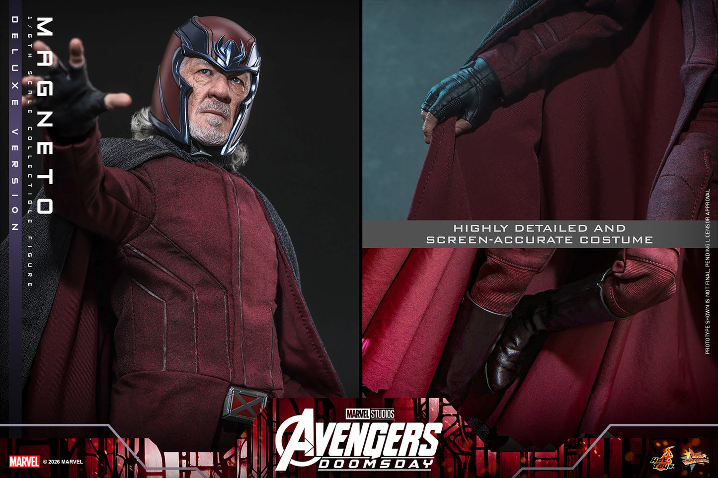 Hot Toys 1/6 Magneto (Deluxe Version) "Avengers: DoomsDay" | Hot Toys 1/6 Scale