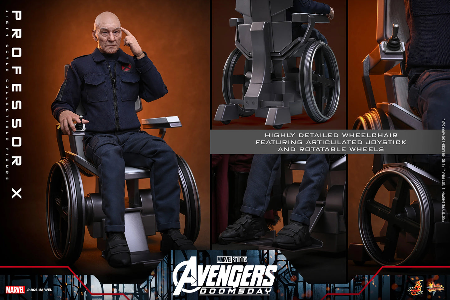 Hot Toys 1/6 Professor X "Avengers Doomdays" | Hot Toys 1/6 Scale