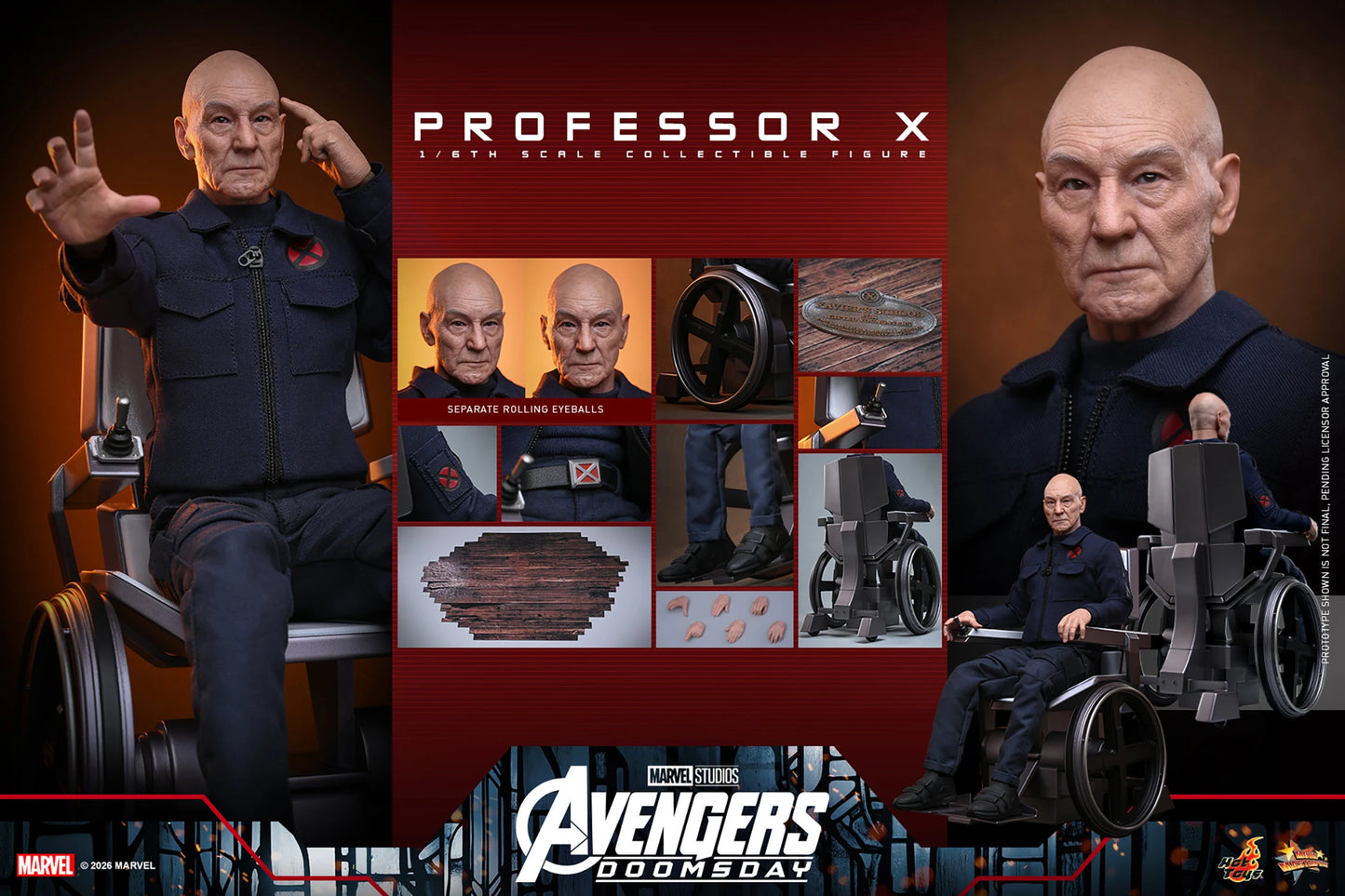 Hot Toys 1/6 Professor X "Avengers Doomdays" | Hot Toys 1/6 Scale