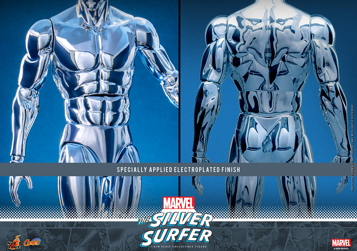 Hot Toys 1/6 The Silver Surfer "Marvel Comics" | Hot Toys 1/6 Scale