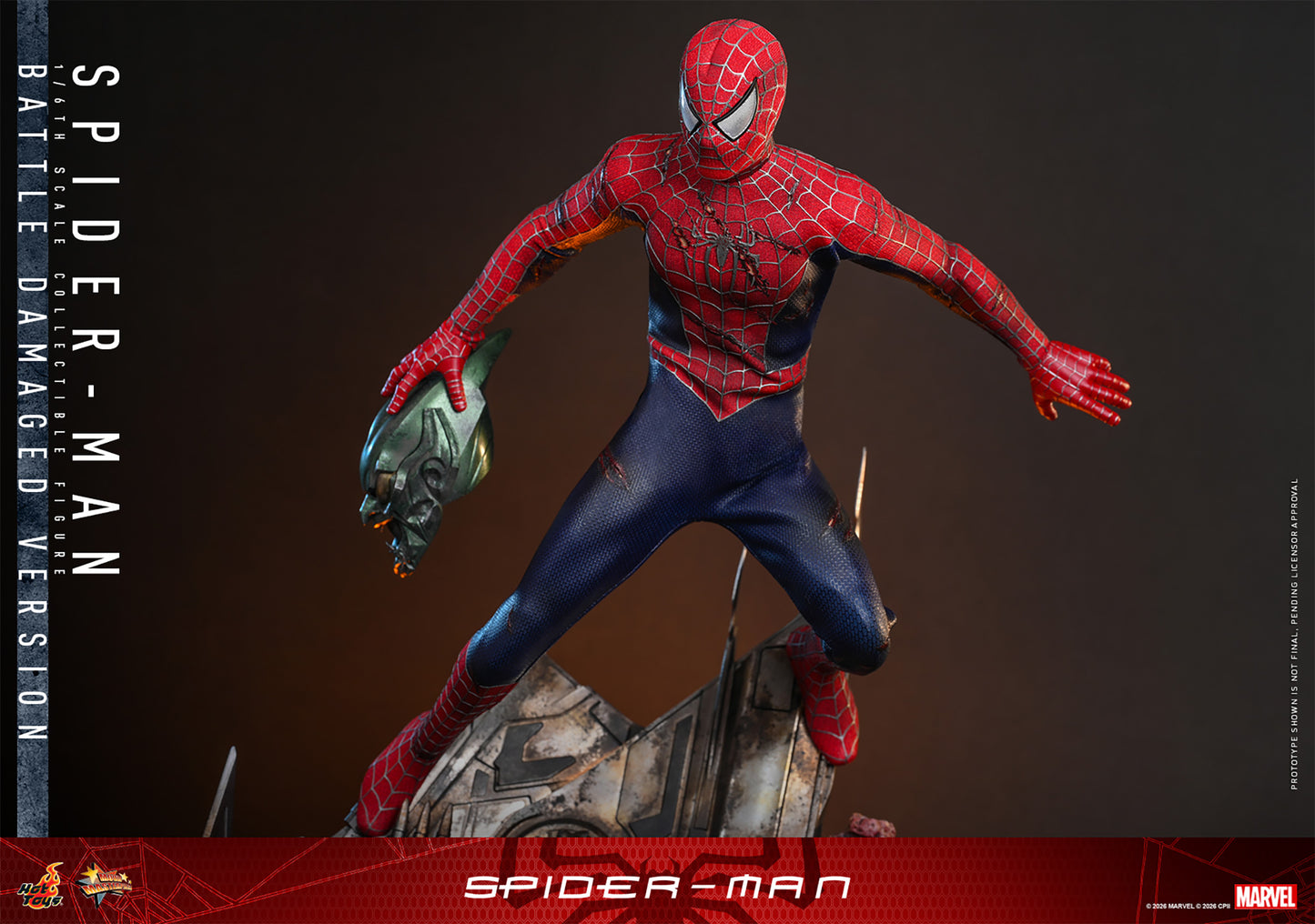 Hot Toys 1/6 Spider-Man (Battle Damaged Version) "Spider-Man" | Hot Toys 1/6 Scale