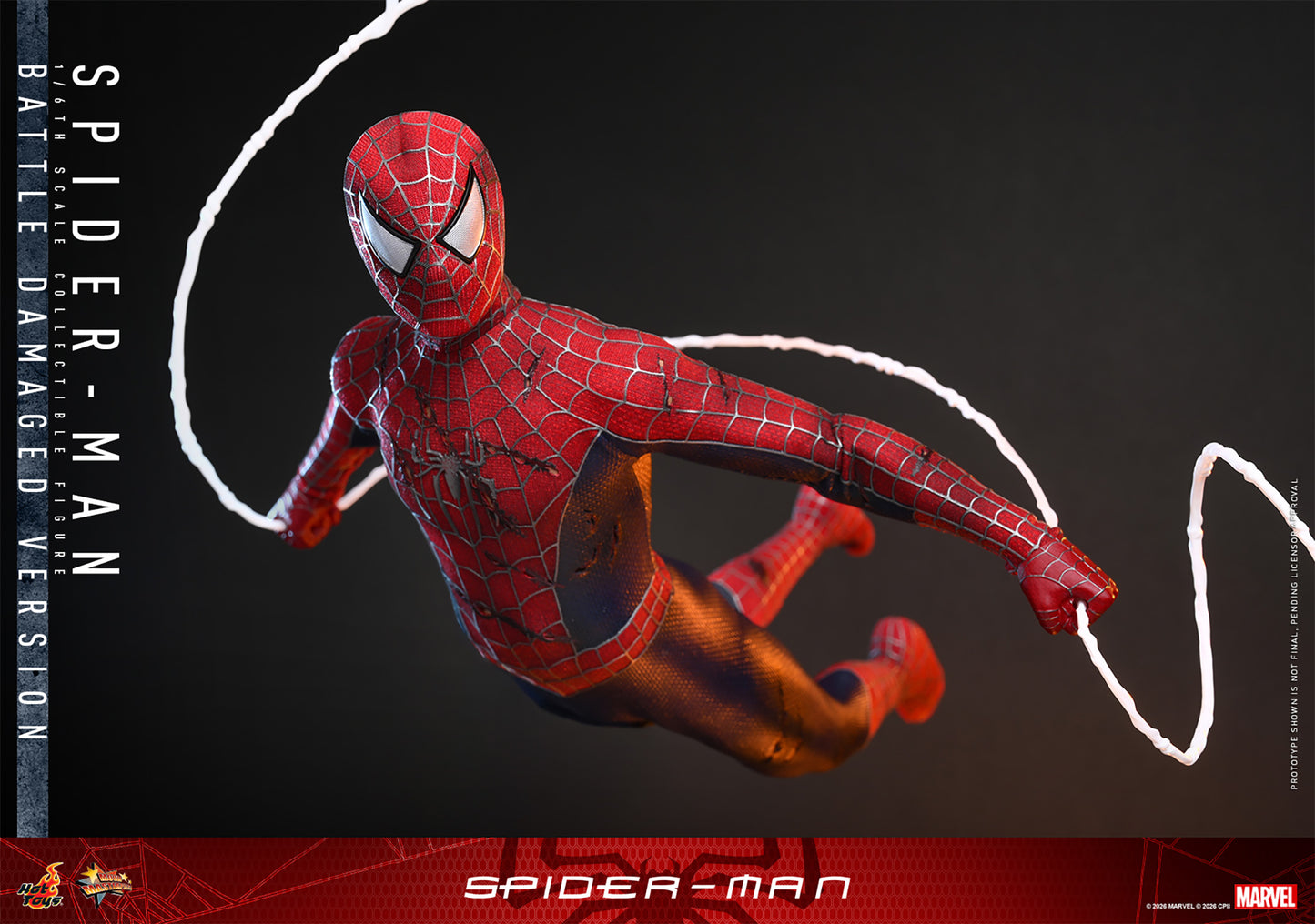 Hot Toys 1/6 Spider-Man (Battle Damaged Version) "Spider-Man" | Hot Toys 1/6 Scale