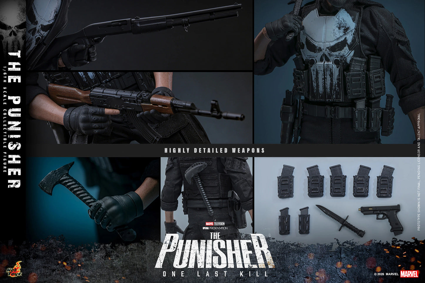 Hot Toys 1/6 Punisher "Punisher: One Last Kill" | Hot Toys 1/6 Scale