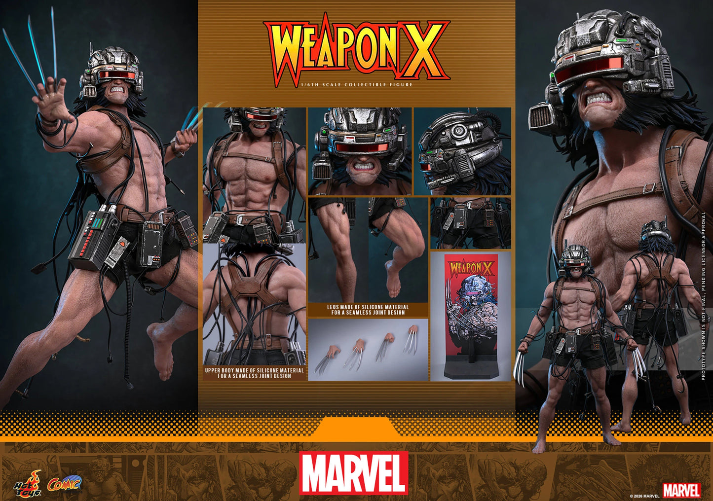 Hot Toys 1/6 Weapon X "Marvel Comics" | Hot Toys 1/6 Scale
