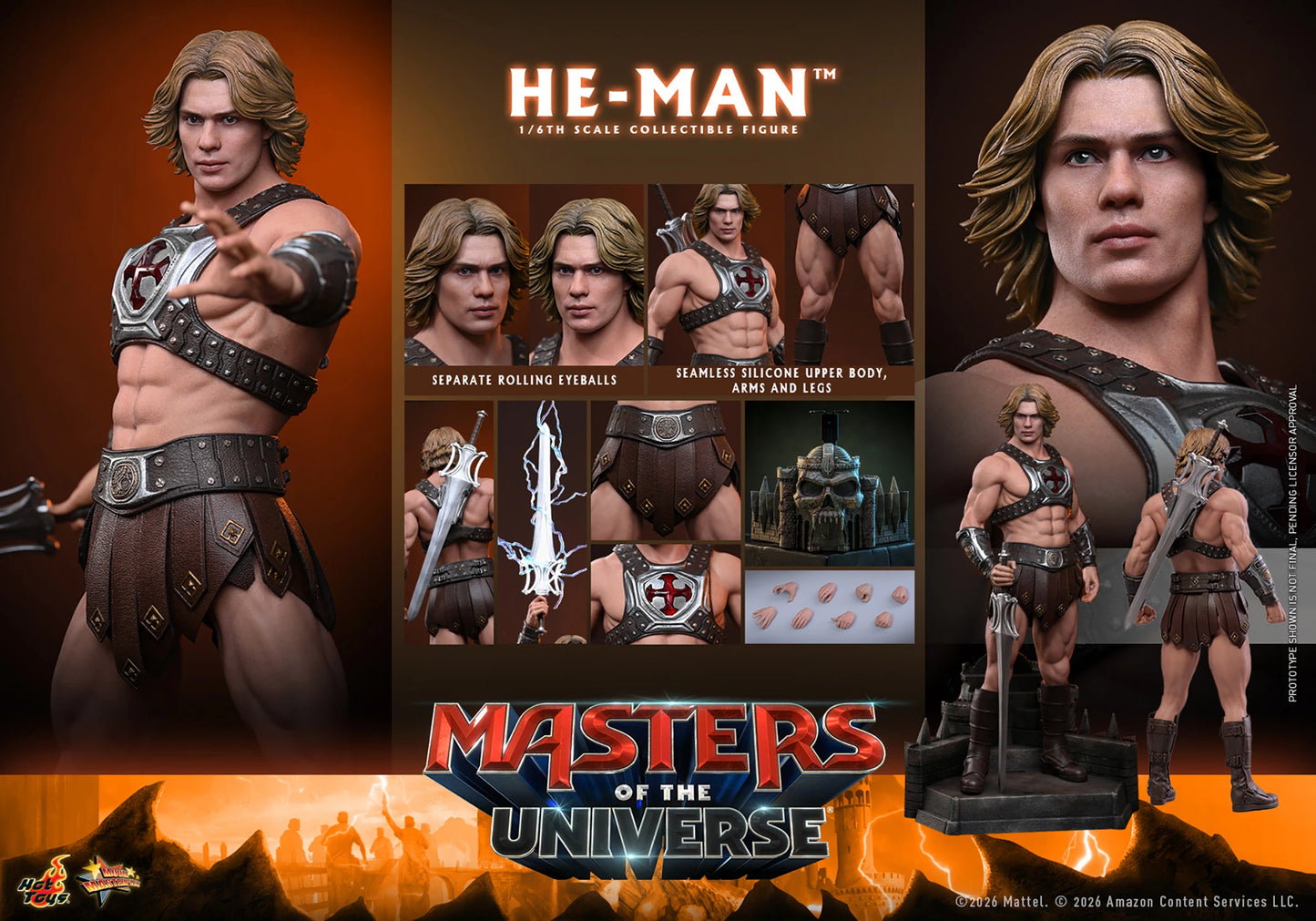 Hot Toys 1/6 He-Man "Masters of the Universe" | Hot Toys 1/6 Scale