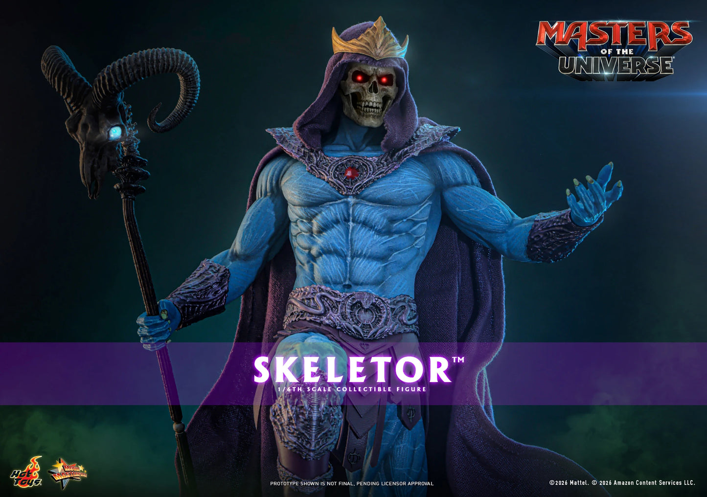 Hot Toys 1/6 Skeletor "Masters of the Universe" | Hot Toys 1/6 Scale
