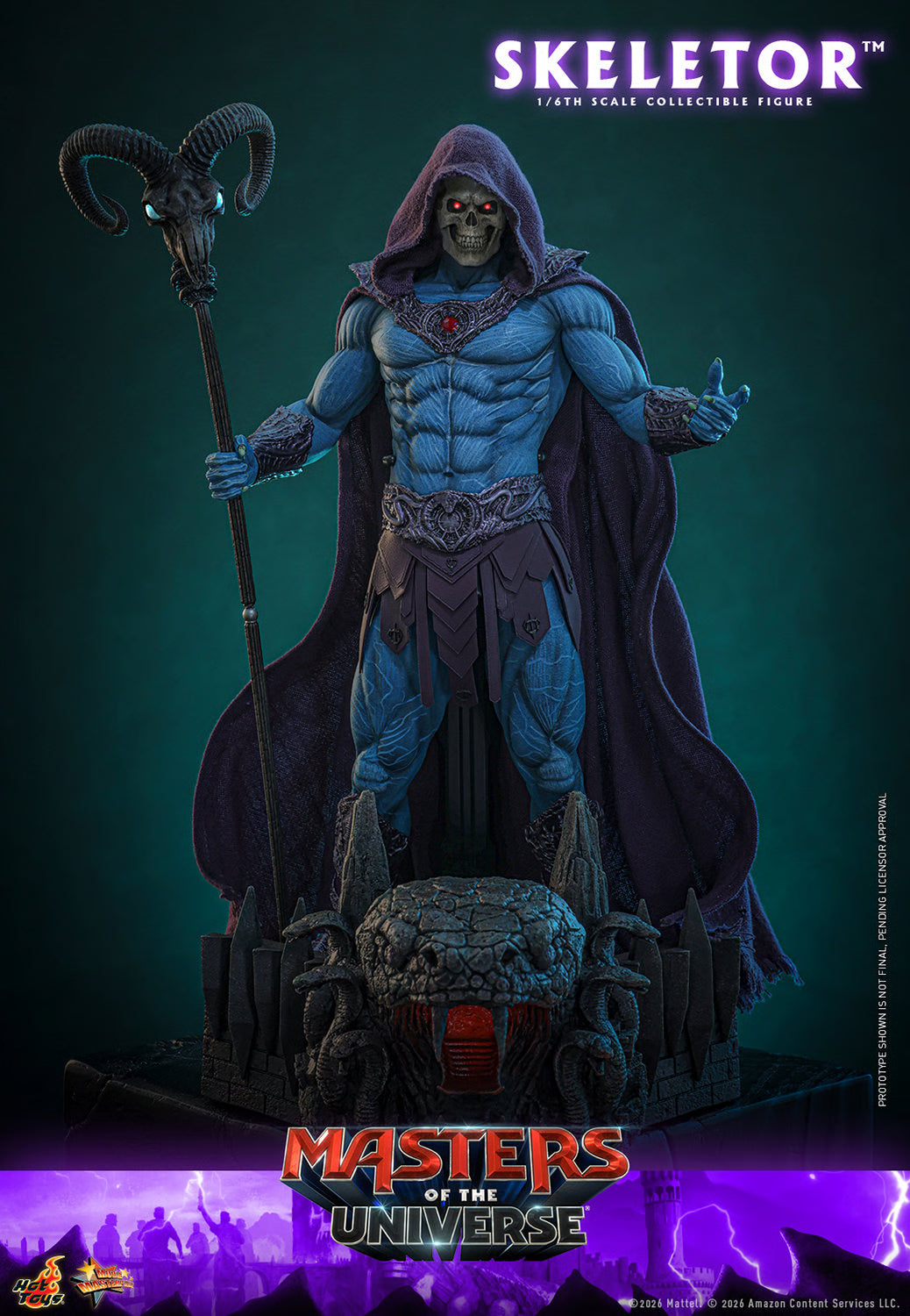 Hot Toys 1/6 Skeletor "Masters of the Universe" | Hot Toys 1/6 Scale