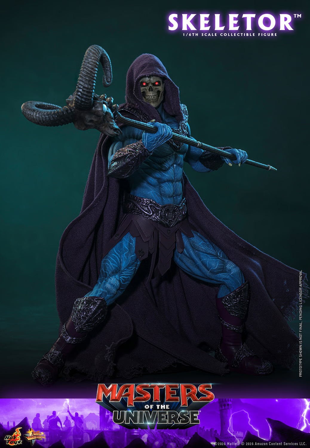 Hot Toys 1/6 Skeletor "Masters of the Universe" | Hot Toys 1/6 Scale