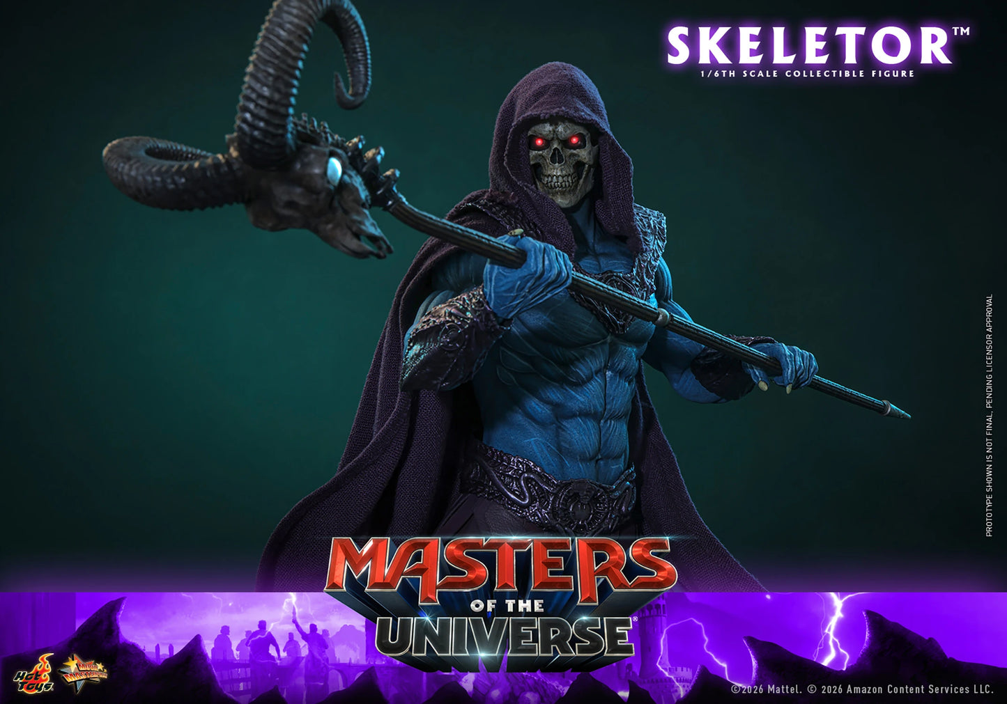 Hot Toys 1/6 Skeletor "Masters of the Universe" | Hot Toys 1/6 Scale