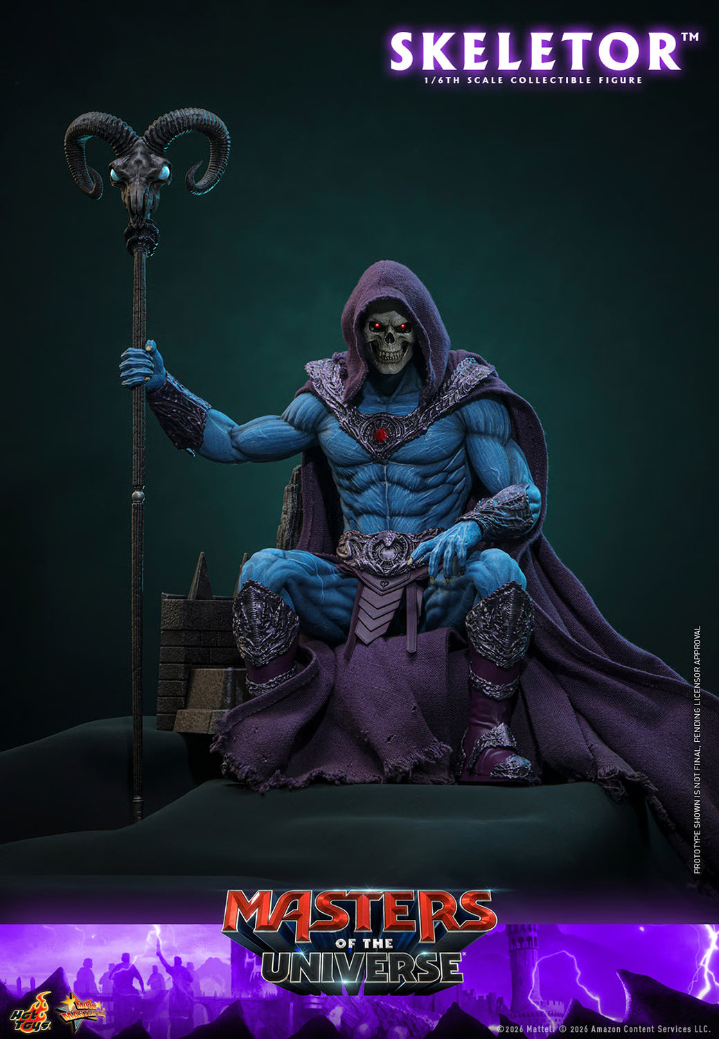 Hot Toys 1/6 Skeletor "Masters of the Universe" | Hot Toys 1/6 Scale