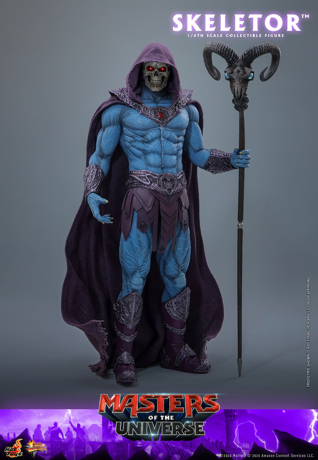Hot Toys 1/6 Skeletor "Masters of the Universe" | Hot Toys 1/6 Scale