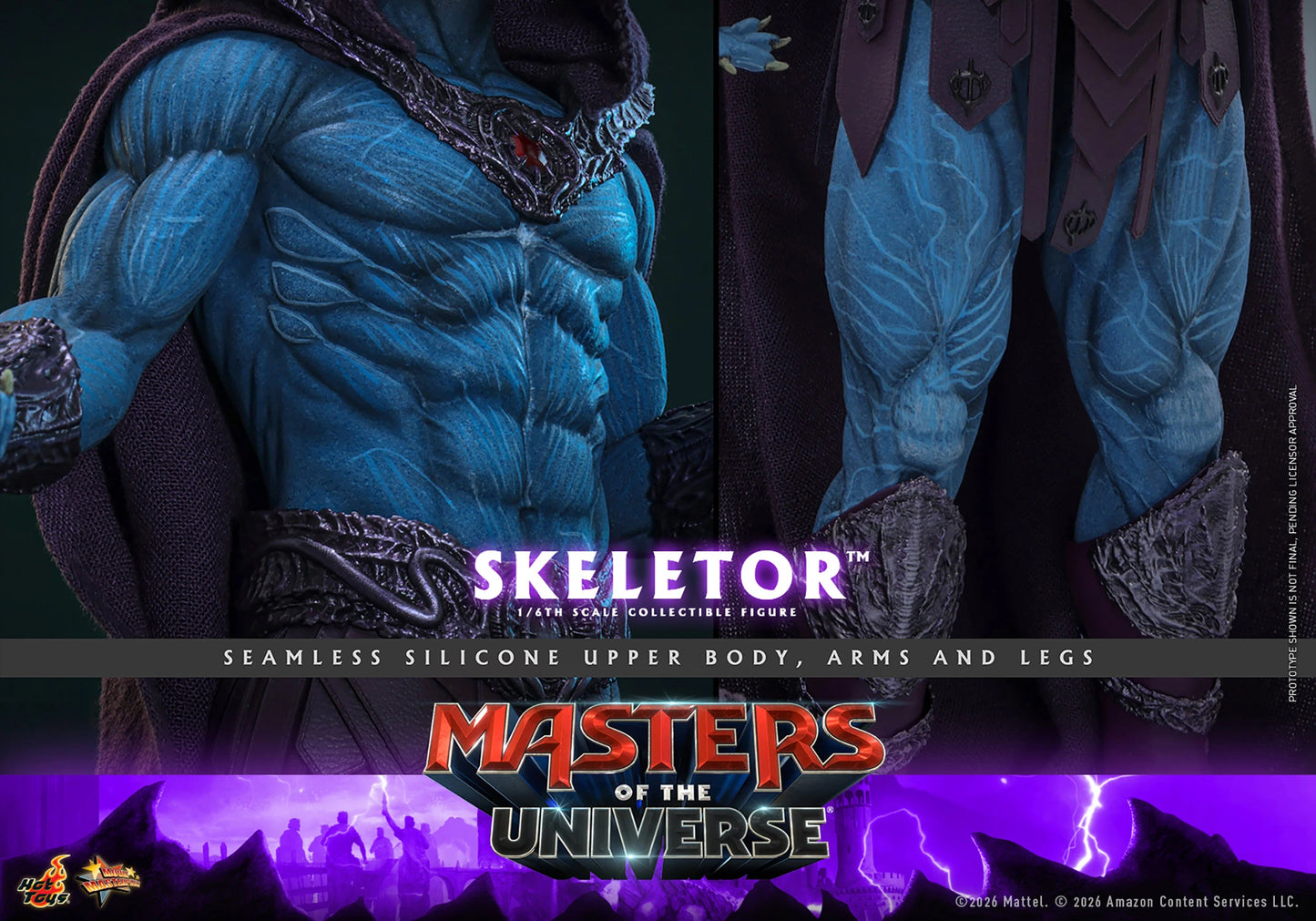 Hot Toys 1/6 Skeletor "Masters of the Universe" | Hot Toys 1/6 Scale