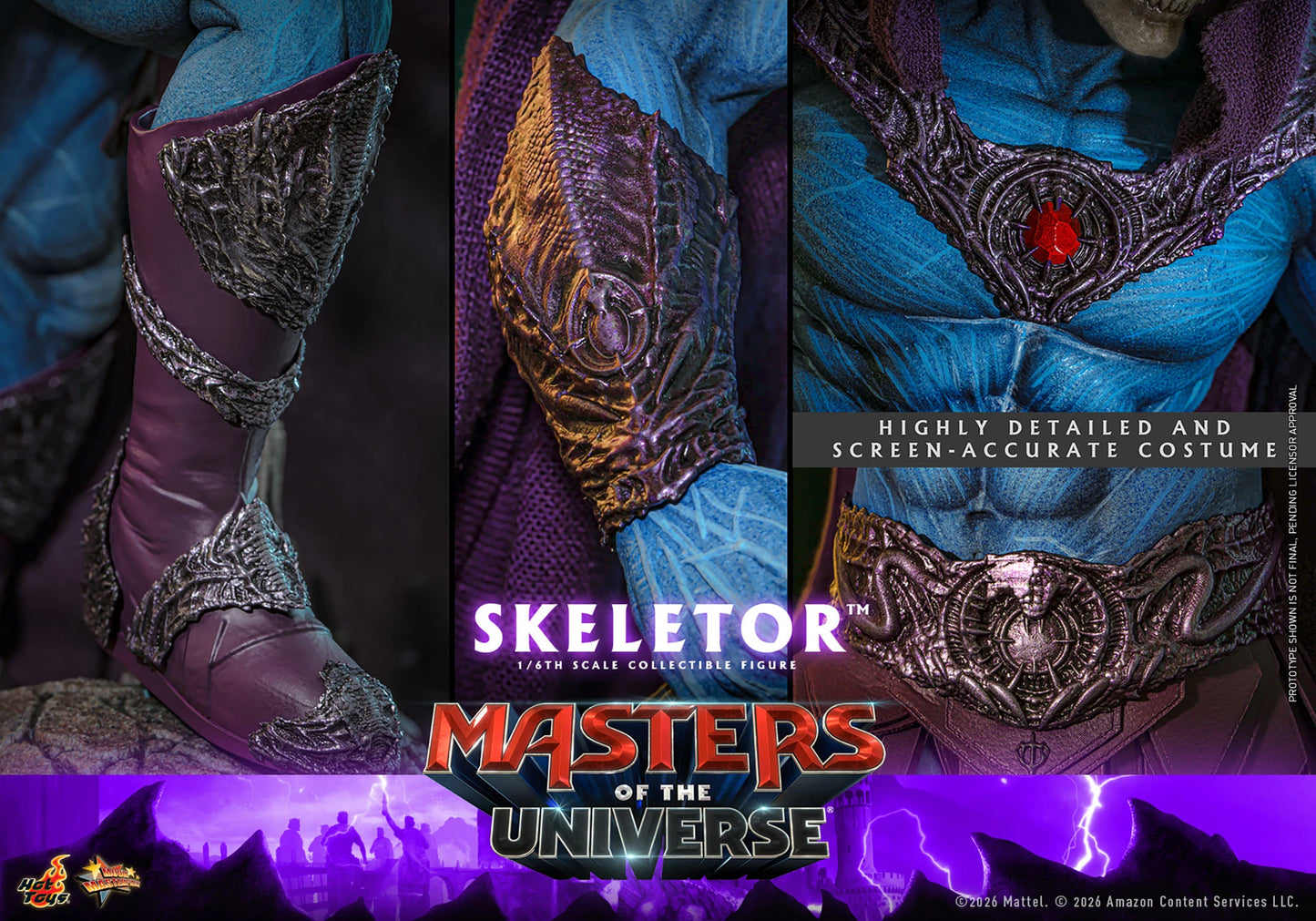 Hot Toys 1/6 Skeletor "Masters of the Universe" | Hot Toys 1/6 Scale
