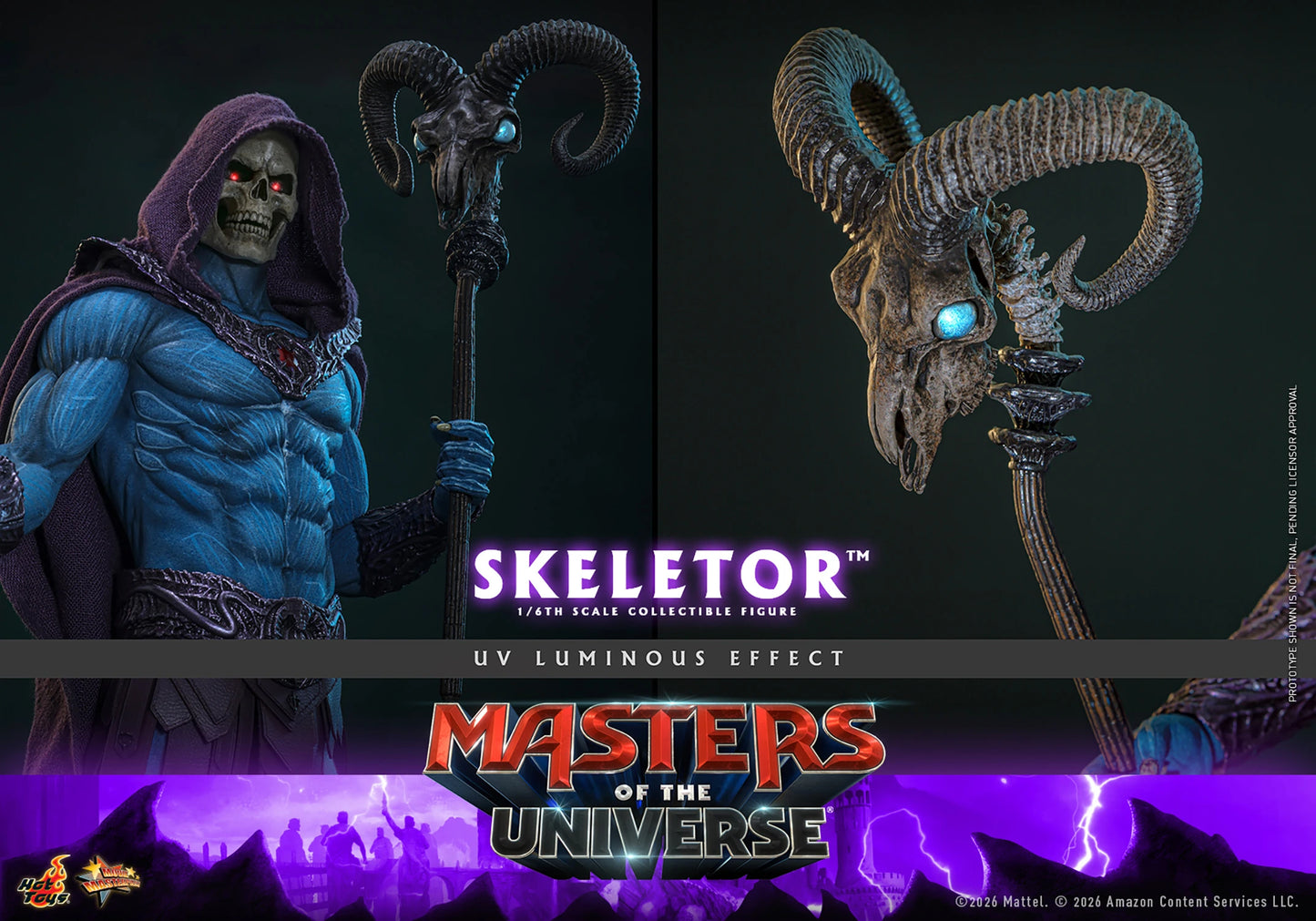 Hot Toys 1/6 Skeletor "Masters of the Universe" | Hot Toys 1/6 Scale