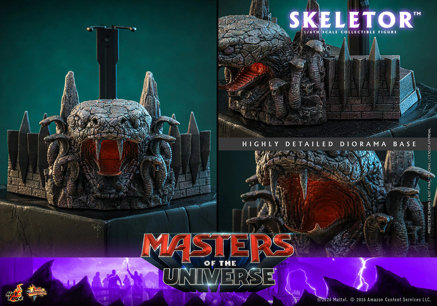 Hot Toys 1/6 Skeletor "Masters of the Universe" | Hot Toys 1/6 Scale