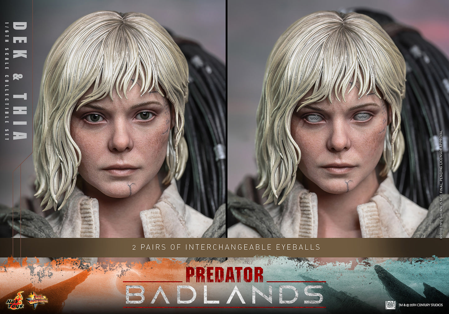 Hot Toys Dek and Thia Sixth Scale Figure set "Predator: Badlands" | Hot Toys