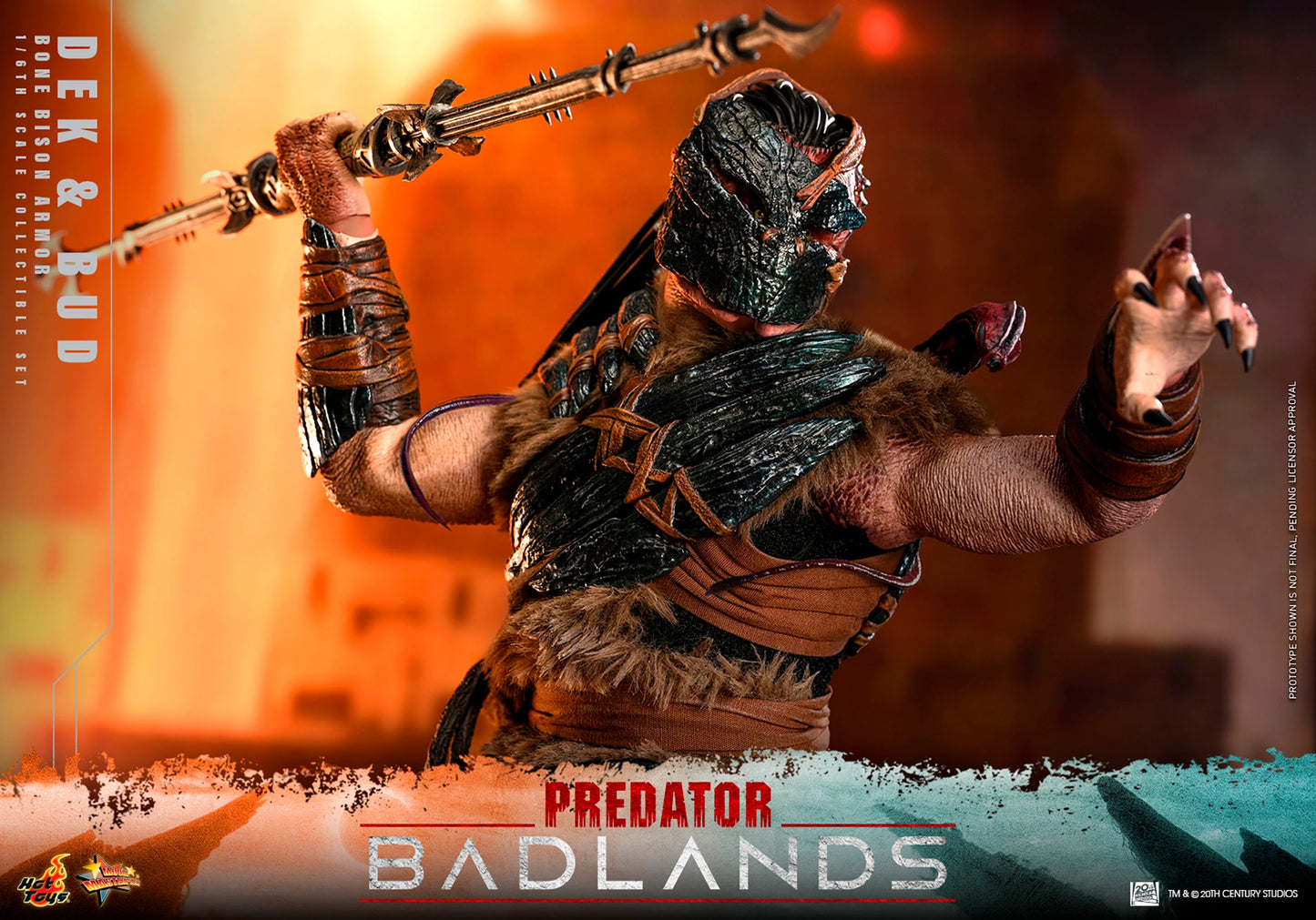 Hot Toys 1/6 Dek (Bone Bison Armor) and Bud "Predator: Badlands" | Hot Toys 1/6 Scale