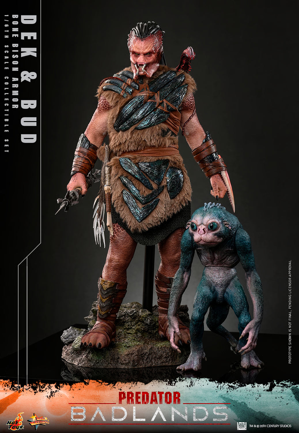 Hot Toys 1/6 Dek (Bone Bison Armor) and Bud "Predator: Badlands" | Hot Toys 1/6 Scale