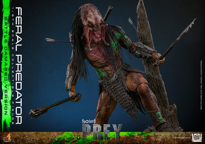 Hot Toys 1/6 Feral Predator (Battle Damaged Version) "Predator: Prey" | Hot Toys 1/6 Scale