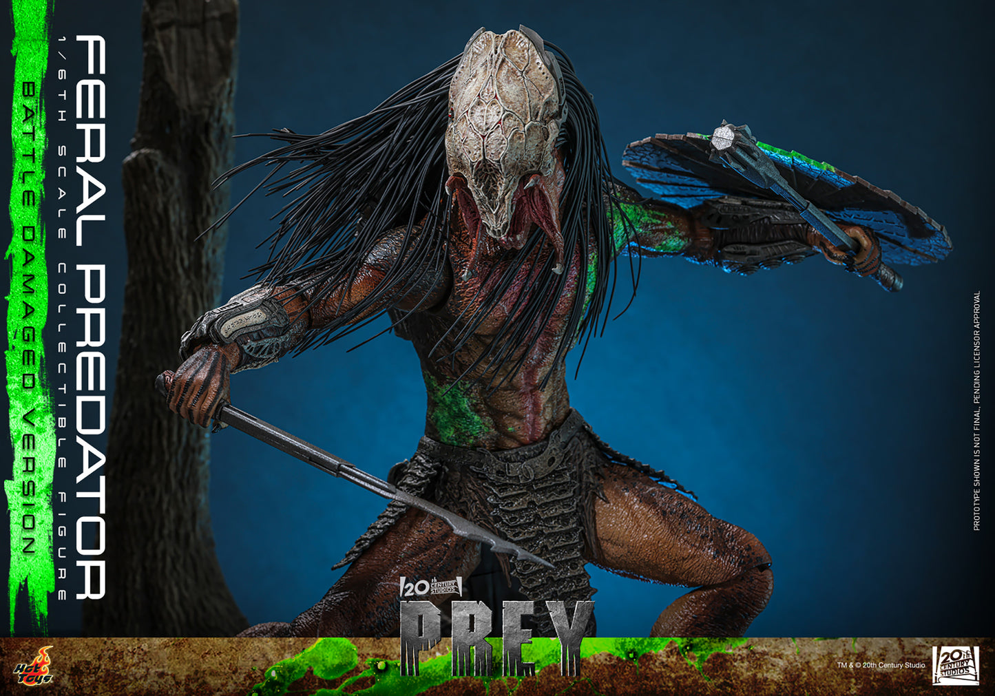 Hot Toys 1/6 Feral Predator (Battle Damaged Version) "Predator: Prey" | Hot Toys 1/6 Scale