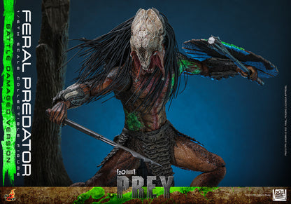 Hot Toys 1/6 Feral Predator (Battle Damaged Version) "Predator: Prey" | Hot Toys 1/6 Scale