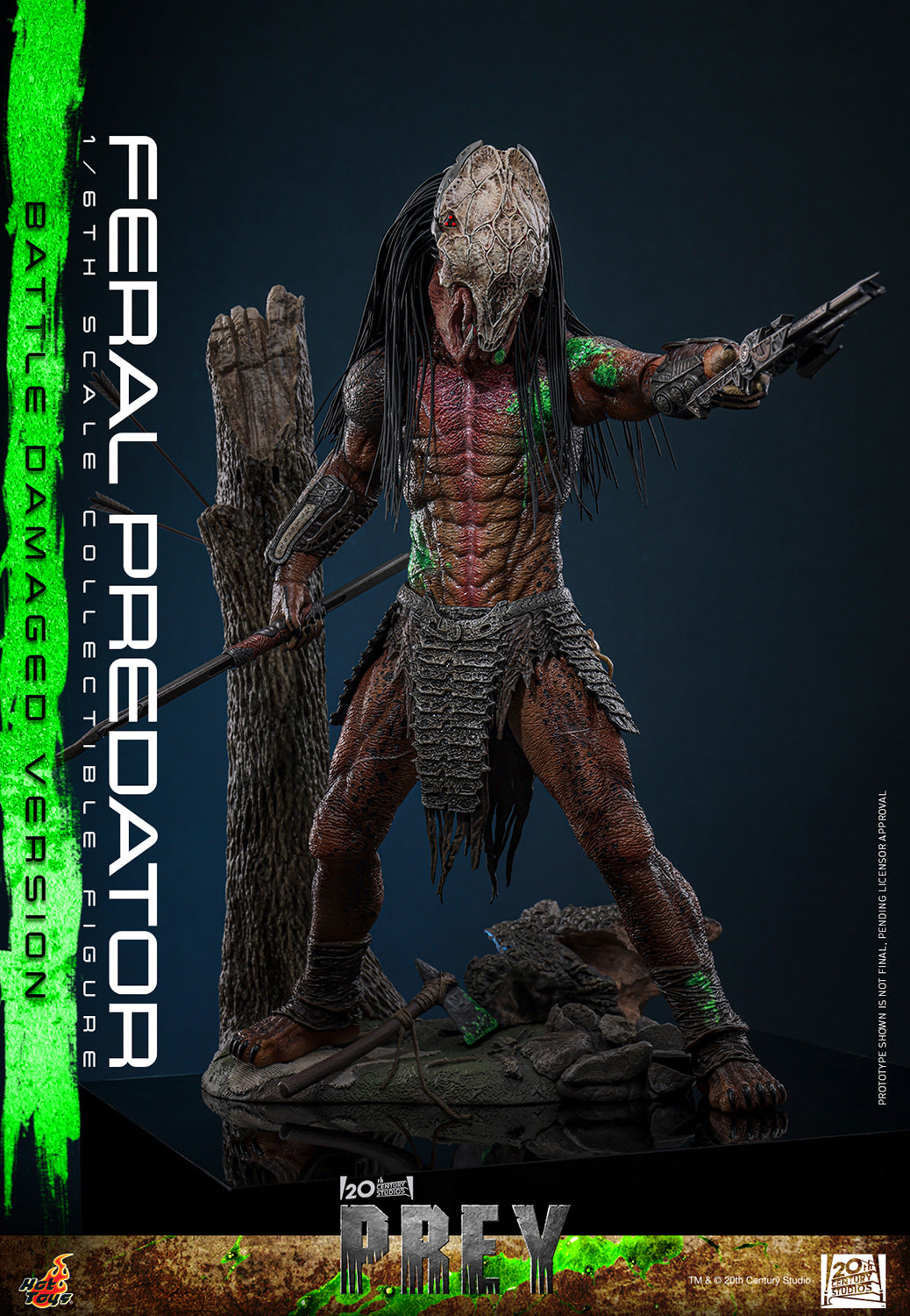 Hot Toys 1/6 Feral Predator (Battle Damaged Version) "Predator: Prey" | Hot Toys 1/6 Scale