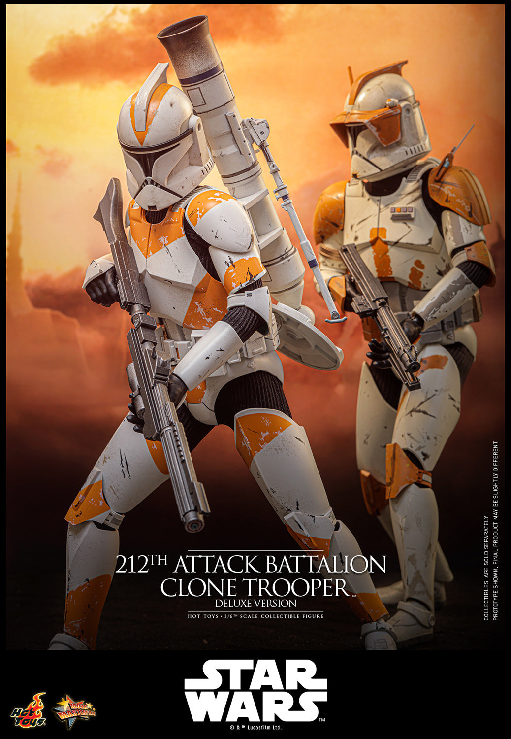 Hot Toys 212th Attack Battalion Clone Trooper (Deluxe Version) "Star Wars Clone Wars" | Hot Toys