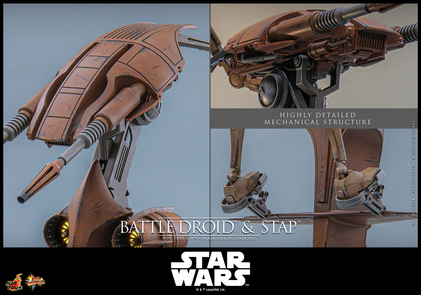 Hot Toys 1/6 Battle Droid & STAP "Star Wars: The Phantom Menace" | Hot Toys 1/6 Scale