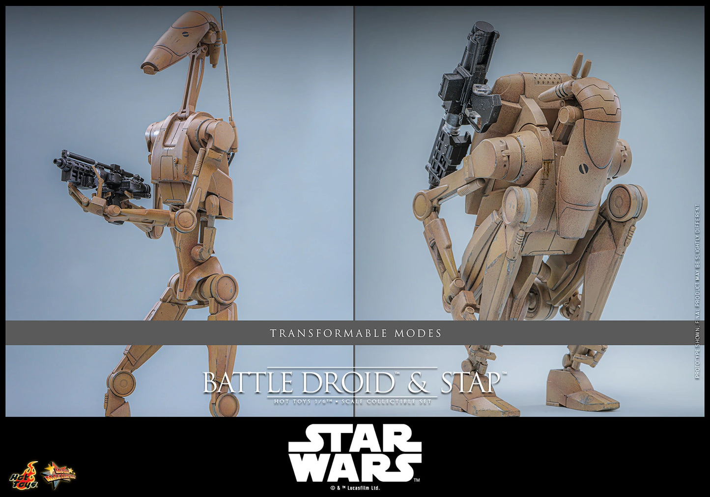 Hot Toys 1/6 Battle Droid & STAP "Star Wars: The Phantom Menace" | Hot Toys 1/6 Scale