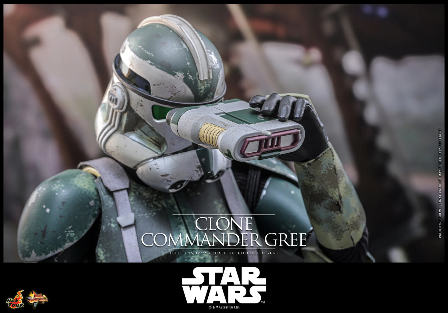 Hot Toys 1/6 Clone Commander Gree "Star Wars: Clone Wars" | Hot Toys 1/6 Scale
