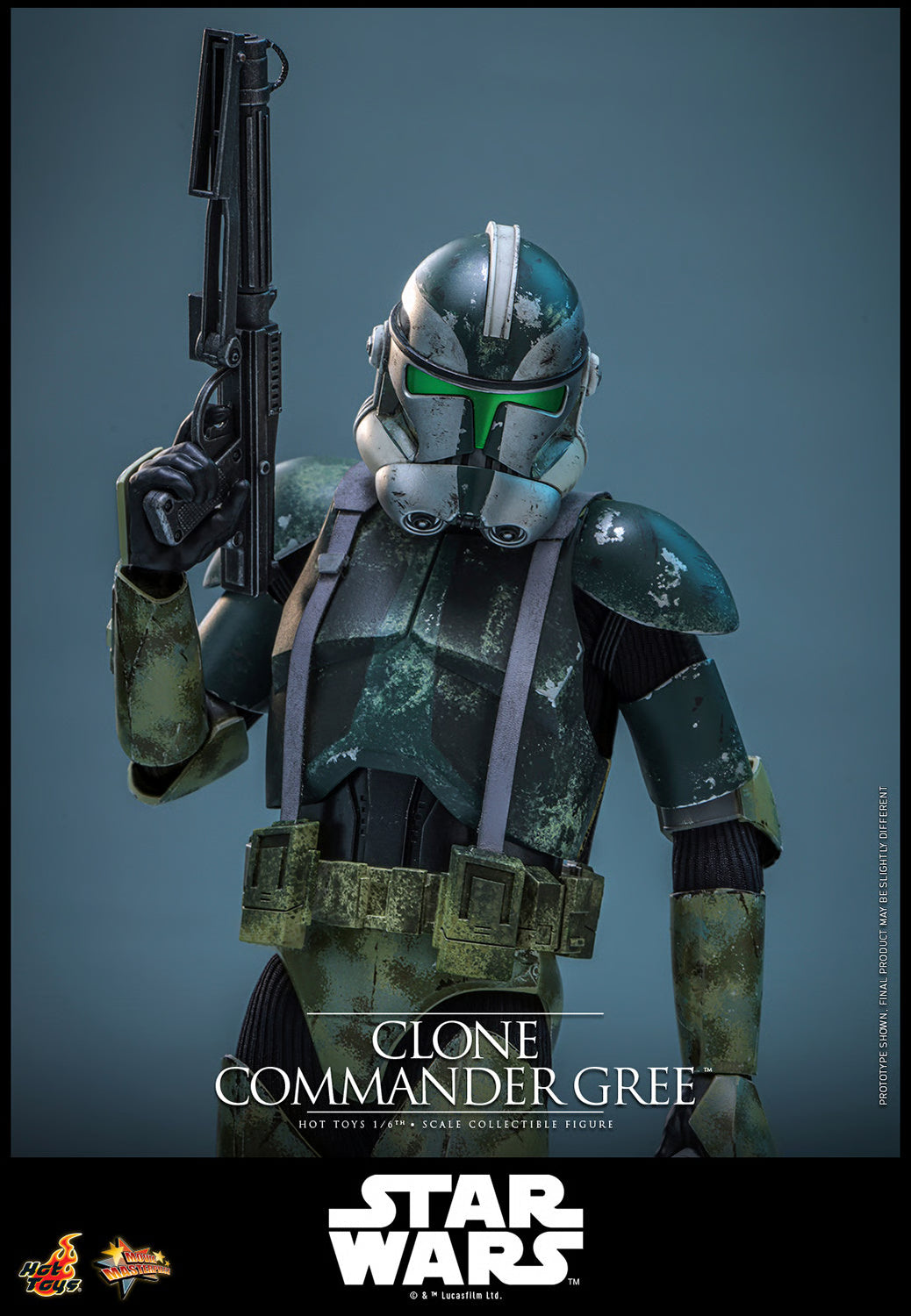 Hot Toys 1/6 Clone Commander Gree "Star Wars: Clone Wars" | Hot Toys 1/6 Scale