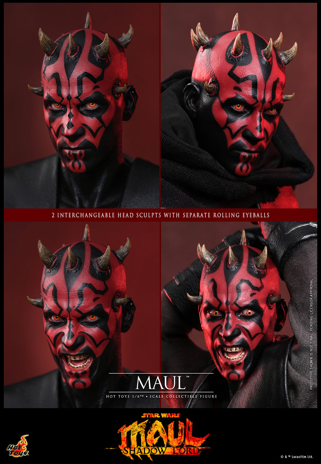 Hot Toys 1/6 Maul "Star Wars: Maul – Shadow Lord" | Hot Toys 1/6 Scale