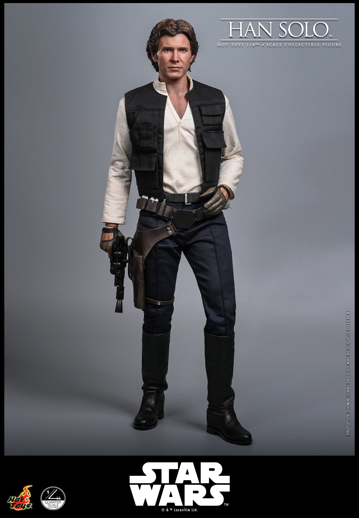 Hot Toys 1/4 Han Solo "Star Wars: A New Hope" | Hot Toys 1/4 Scale