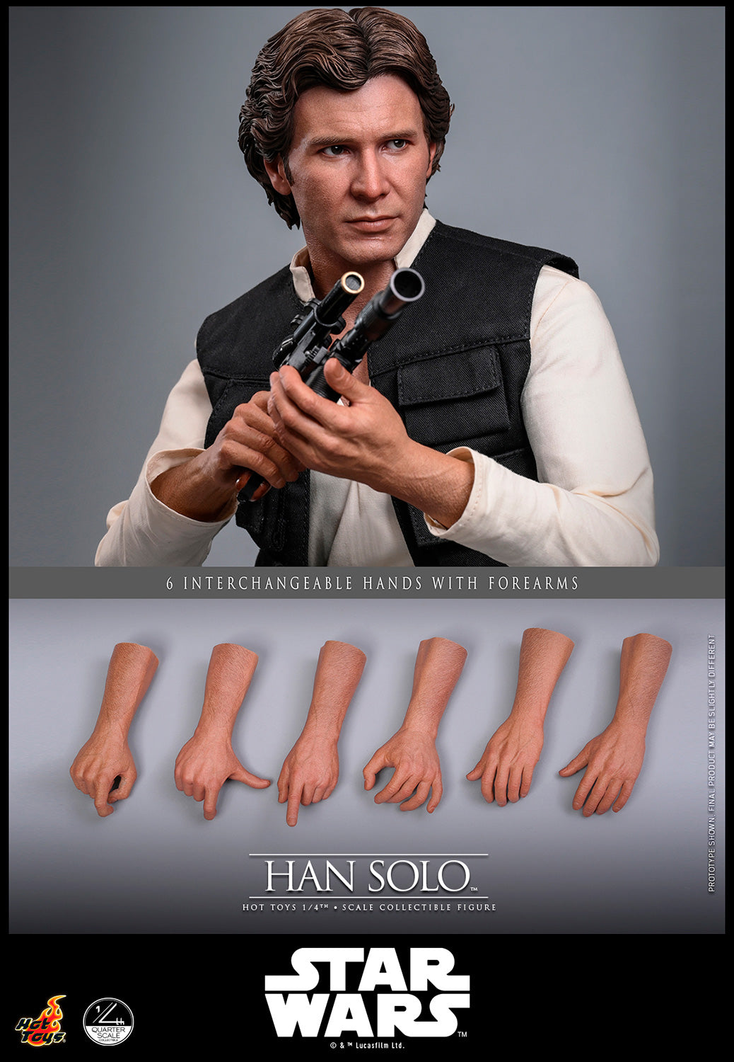 Hot Toys 1/4 Han Solo "Star Wars: A New Hope" | Hot Toys 1/4 Scale