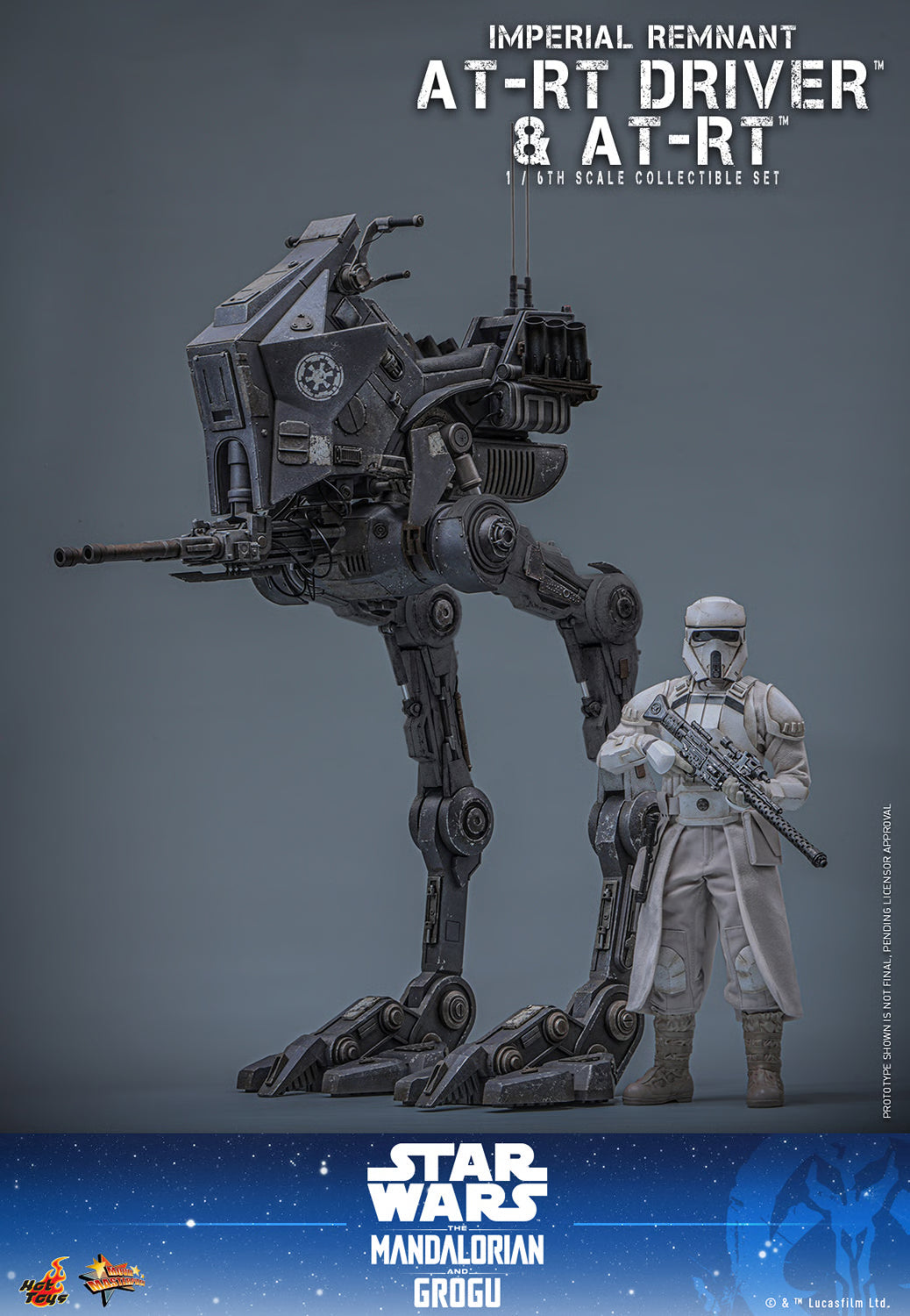 Hot Toys 1/6 Imperial Remnant AT-RT Driver and AT-RT Collectible Set "Star Wars: Mandalorian" | Hot Toys 1/6 Scale