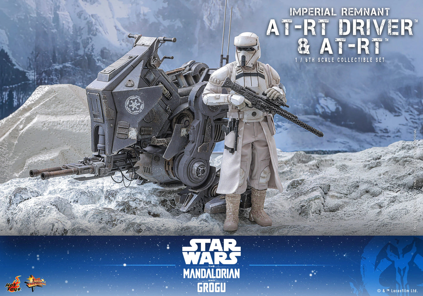 Hot Toys 1/6 Imperial Remnant AT-RT Driver and AT-RT Collectible Set "Star Wars: Mandalorian" | Hot Toys 1/6 Scale