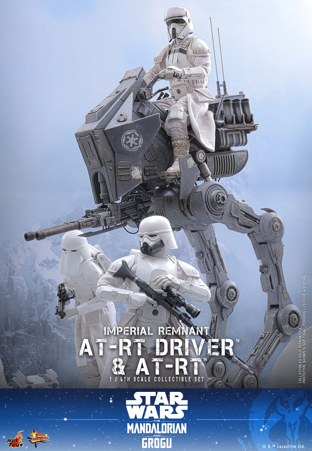 Hot Toys 1/6 Imperial Remnant AT-RT Driver and AT-RT Collectible Set "Star Wars: Mandalorian" | Hot Toys 1/6 Scale
