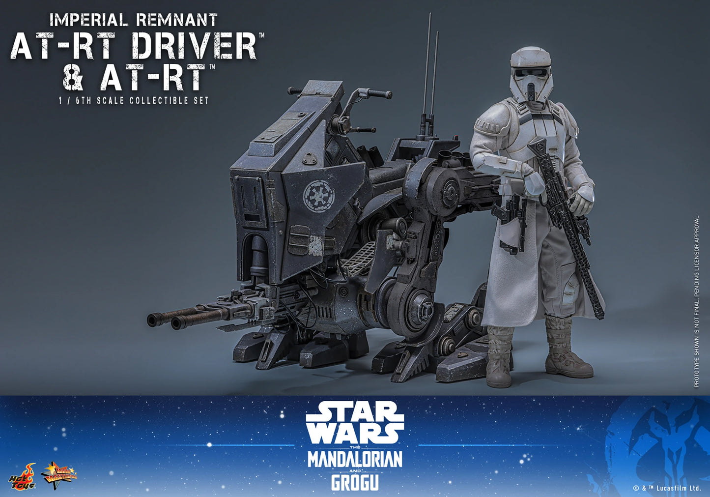 Hot Toys 1/6 Imperial Remnant AT-RT Driver and AT-RT Collectible Set "Star Wars: Mandalorian" | Hot Toys 1/6 Scale