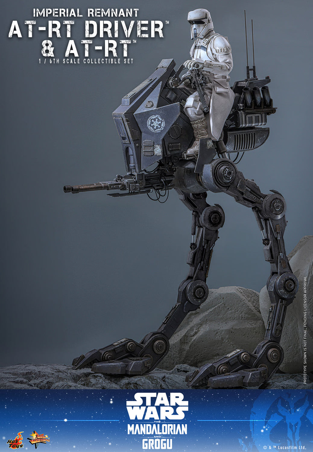 Hot Toys 1/6 Imperial Remnant AT-RT Driver and AT-RT Collectible Set "Star Wars: Mandalorian" | Hot Toys 1/6 Scale