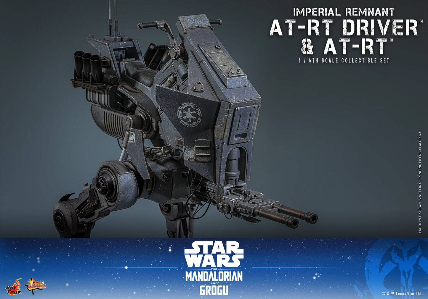 Hot Toys 1/6 Imperial Remnant AT-RT Driver and AT-RT Collectible Set "Star Wars: Mandalorian" | Hot Toys 1/6 Scale