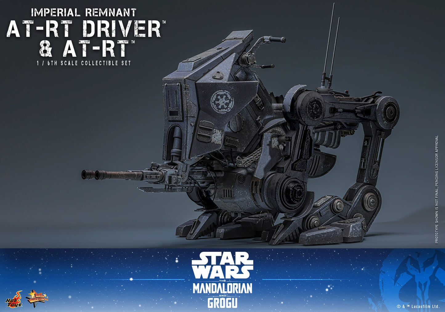 Hot Toys 1/6 Imperial Remnant AT-RT Driver and AT-RT Collectible Set "Star Wars: Mandalorian" | Hot Toys 1/6 Scale